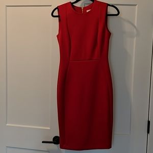 Nwot Calvin Klein red dress size 4
